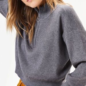 Kendall and Kylie Retro O-Ring Zip Sweater